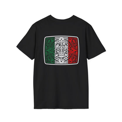 Unisex "Mexican Flag  / Aztec" T-Shirt (version 01)