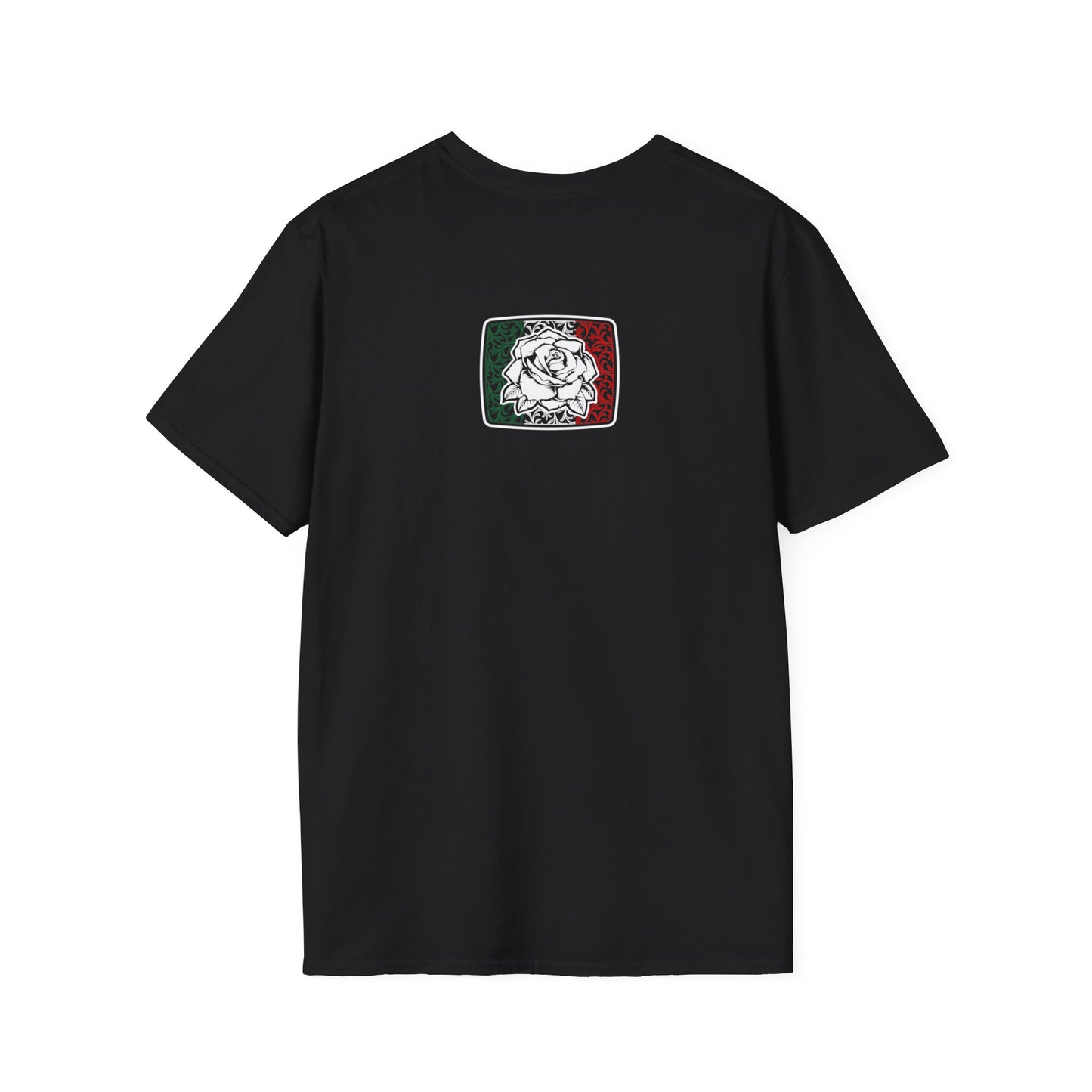 Unisex "Mexican Flag  / Rose" T-Shirt (version 02)