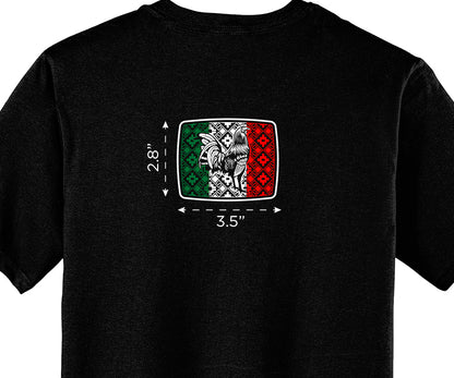 Unisex "Mexican Flag  / Rooster" T-Shirt (version 02)