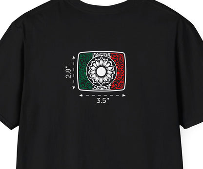 Unisex "Mexican Flag  / Sunflower" T-Shirt (version 02)