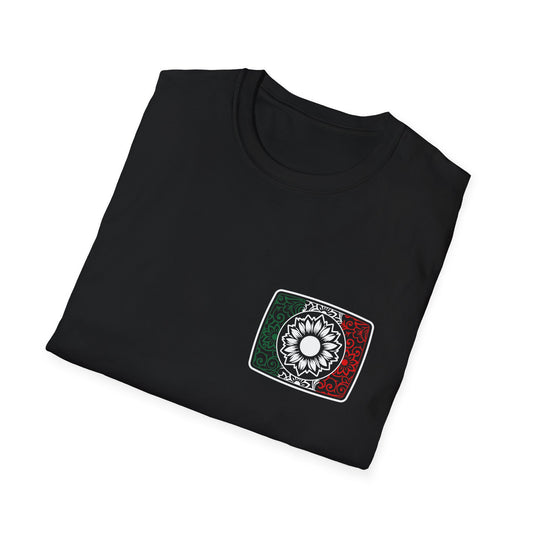 Unisex "Mexican Flag  / Sunflower" T-Shirt (version 01)