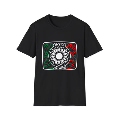 Unisex "Mexican Flag  / Sunflower" T-Shirt (version 02)