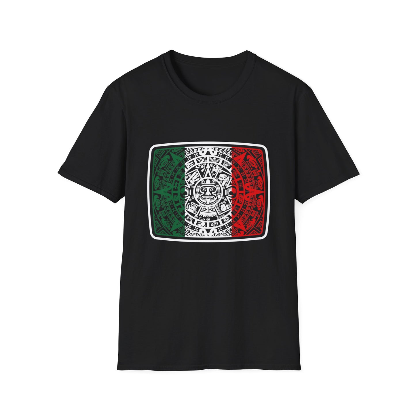 Unisex "Mexican Flag  / Aztec" T-Shirt (version 02)