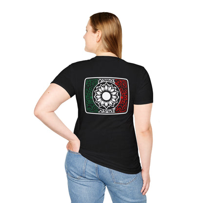 Unisex "Mexican Flag  / Sunflower" T-Shirt (version 01)