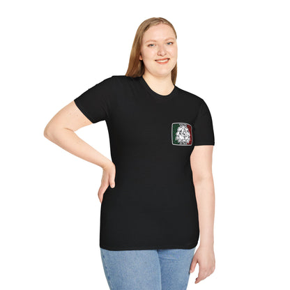 Unisex "Mexican Flag  / Rose" T-Shirt (version 01)