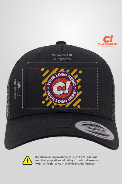 Custom Embroidered Trucker Caps – Personalized Logo