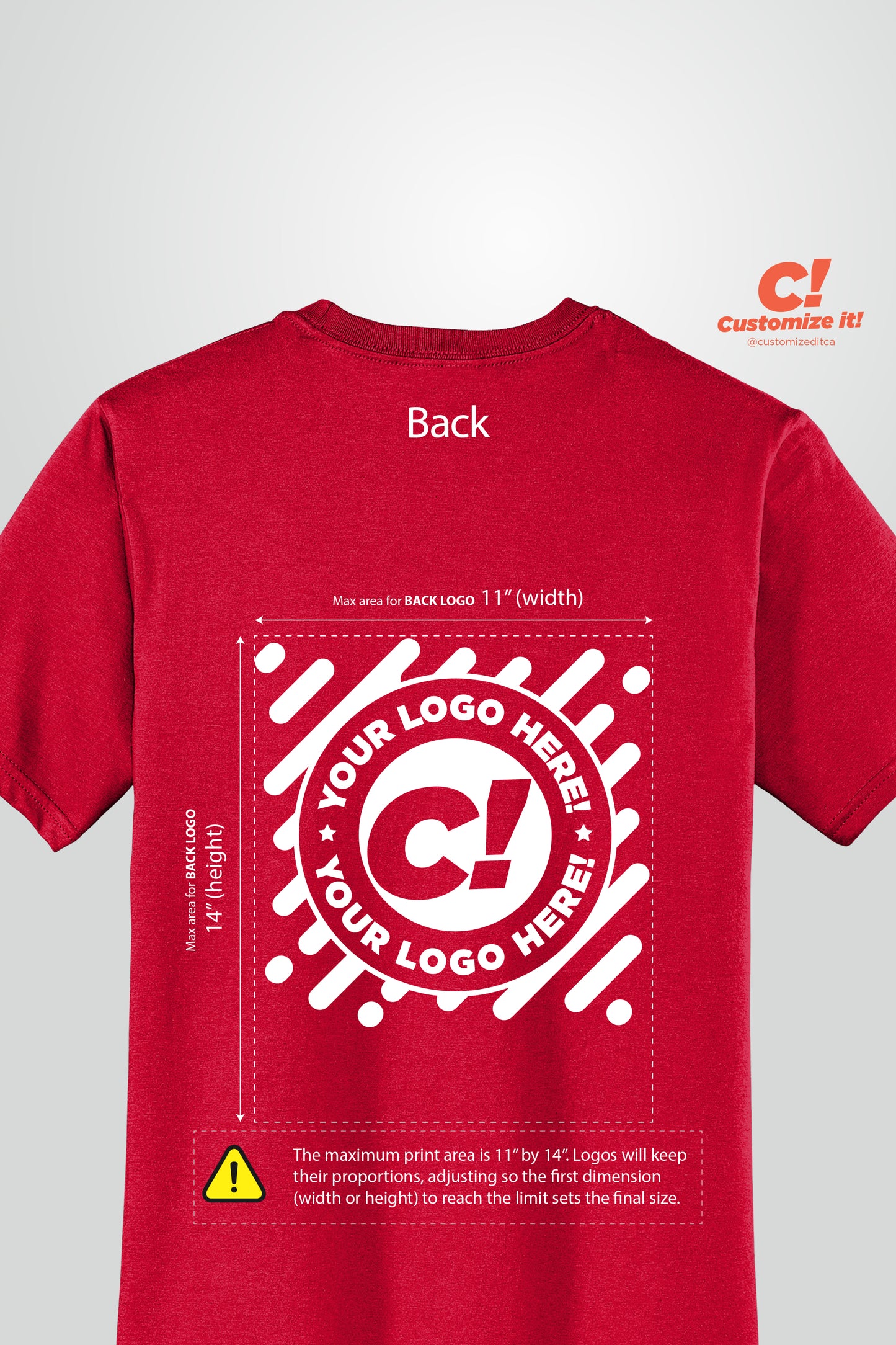 T-Shirts – One Color Custom Logo Printing