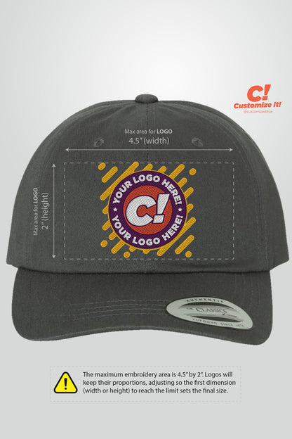 Custom Embroidered Dad Hat – Personalized Logo