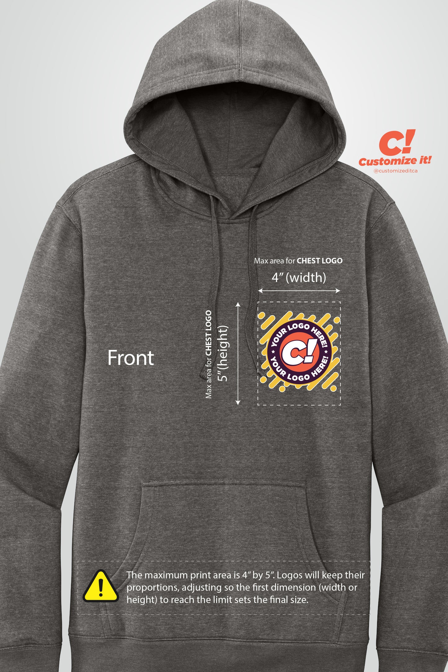 Hoodies Full-Color Custom Logo Printing