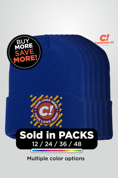 Custom Embroidered Beanies – Personalized Logo