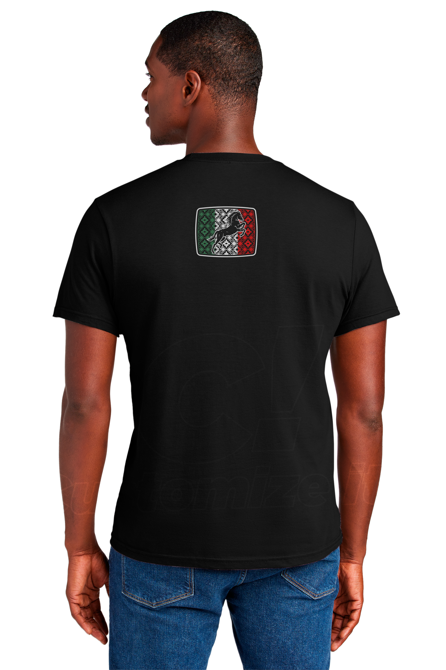 Unisex "Mexican Flag  / Horse" T-Shirt (version 02)