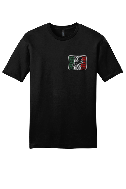 Unisex "Mexican Flag  / Horse" T-Shirt (version 01)