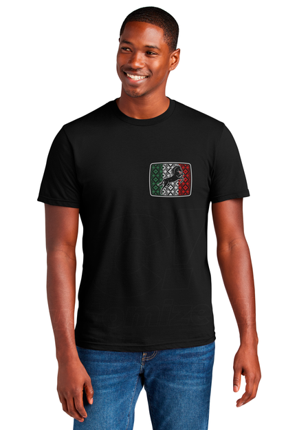 Unisex "Mexican Flag  / Horse" T-Shirt (version 01)