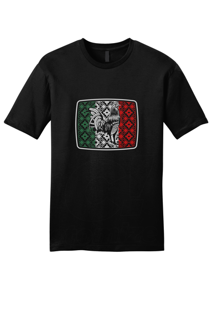 Unisex "Mexican Flag  / Rooster" T-Shirt (version 02)