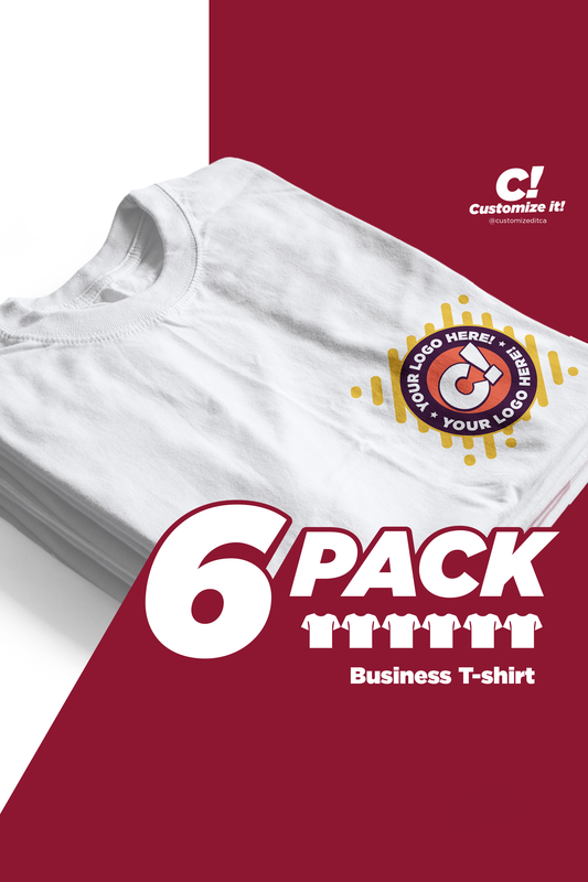 6 pack T-shirt business owner (DTF Print)