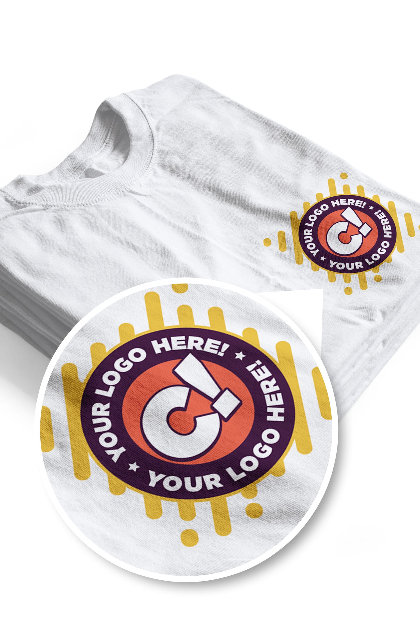 6 pack T-shirt business owner (01 color screen print)