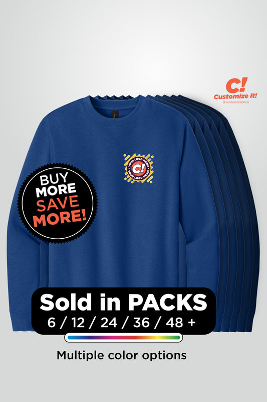 Crewnecks Full-Color Custom Logo Printing